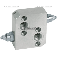 Válvula antichoque para motores orbitales OMP/OMR-OMS Caudal 50 l/min Conexiones 1/2" COMPATIBLE CON GAS - 82222 | NewgardenA...