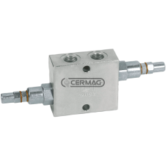 Doppelkreis-Ausgleichsventil Durchflussrate 70 l/min Anschlüsse 1/2" GAS KOMPATIBEL - 80604 | NewgardenAgri.com