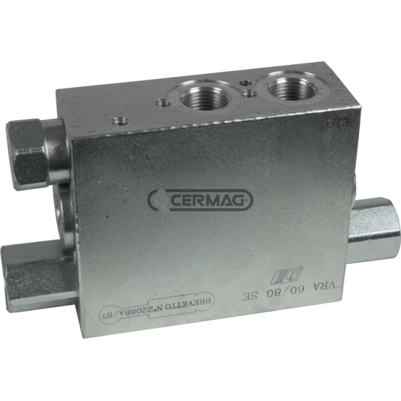 SINGLE ACTING plow tilting valve with direct exchange pressure COMPATIBLE - 80615