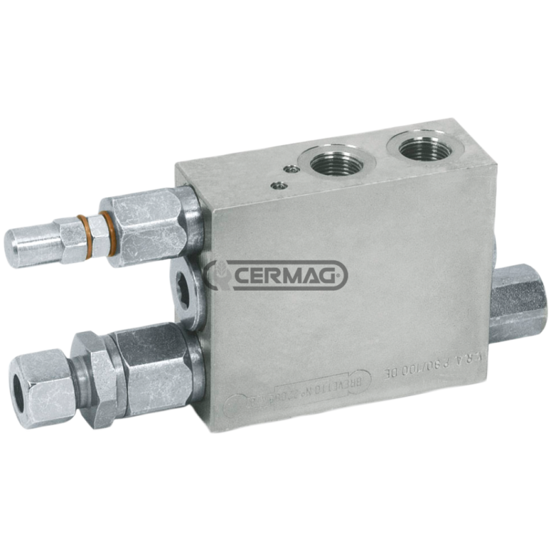 DOUBLE-ACTING plow tilting valve with piloted exchange pressure COMPATIBLE - 83305