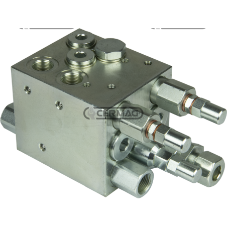 Valve de basculement de charrue DOUBLE EFFET avec alignement de charge avec le tracteur dans le sillon COMPATIBLE - 84115 | N...