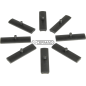 Kit of 7 clamps for MHP80 COMPATIBLE pipe presses - 83658