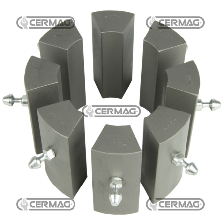 Kit de 6 abrazaderas para prensatubos COMPATIBLES MRB137 EVO-R - 83660 | NewgardenAgri.com