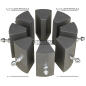 Kit 9 morsetti per pressatubi MRB137 EVO-R COMPATIBILE - 83661