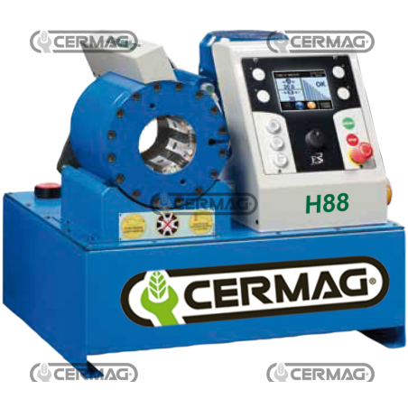 TUBOMATIC H88 ES digital pipe press Pressing force 135 t 6 spirals 2 pieces 1" Inch COMPATIBLE - 83041 | NewgardenAgri.com