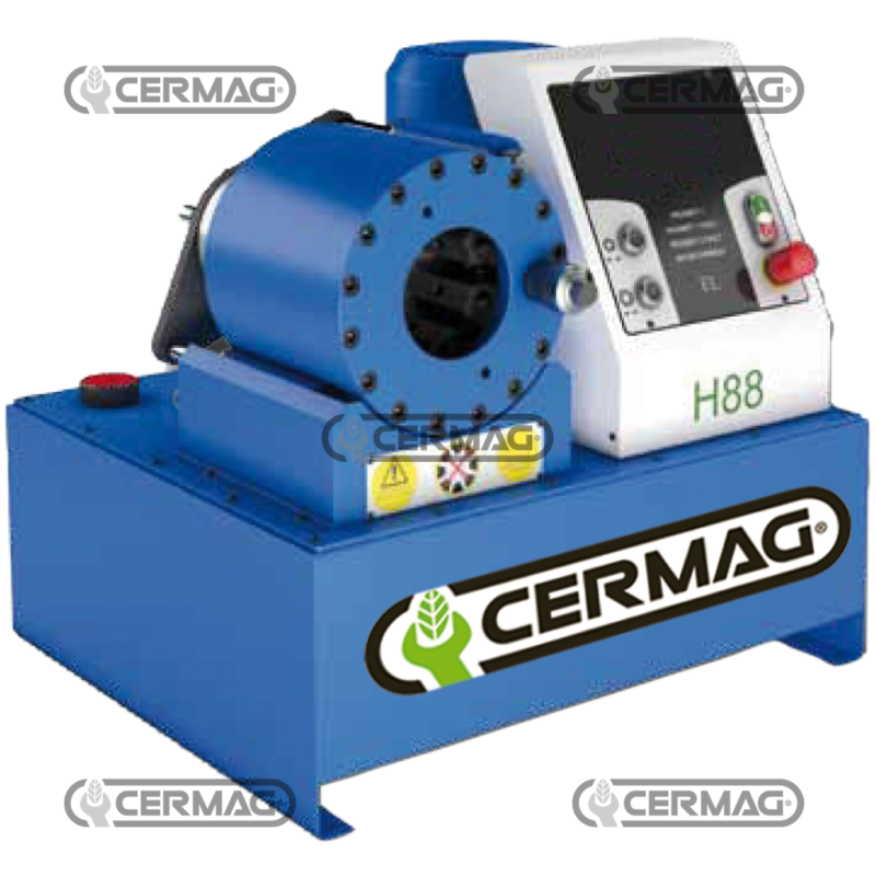 Pressatubi TUBOMATIC H88 EL Forza di pressatura 135 t 6 spirali 2 pezzi 1" Inch COMPATIBILE - 83043 Pressatubi TUBOMATIC H88 EL Forza di pressatura 135 t 6 spirali 2 pezzi 1" Inch COMPATIBILE - 83043