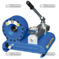 Pressatubi manuale TUBOMATIC H47 PM e pompa da 1" Forza di pressatura 100 t Capacità 1" Inch COMPATIBILE - 83048