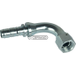 Raccordo femmina o-ring a 90° dado spinato Tubo 1"1/2 inch Filetto - T 1"1/2 Gas COMPATIBILE - 81885