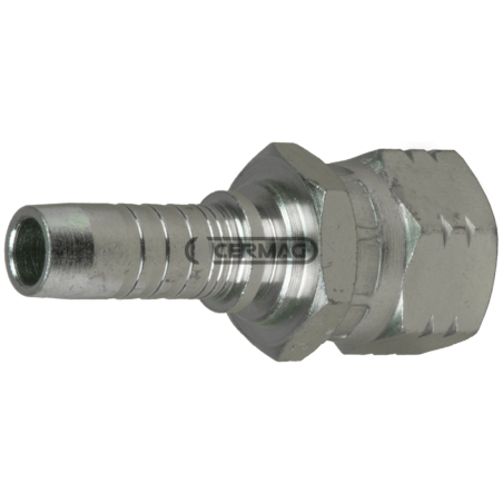 Straight female fitting - KOMATSU series Hose diameter 1/4" - 6 mm Thread M14x1.5 COMPATIBLE - 82586 | NewgardenAgri.com