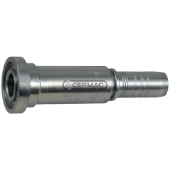 Straight flange fitting - KOMATSU type Pipe diameter 5/8" - 16 mm Flange 5/8" COMPATIBLE - 82596 | NewgardenAgri.com