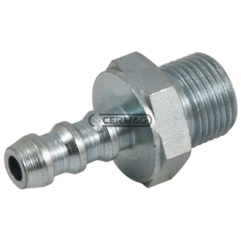 Male fitting for low pressure Hose diameter 1/2" - 13 mm Thread 1/2" Gas COMPATIBLE - 81937
