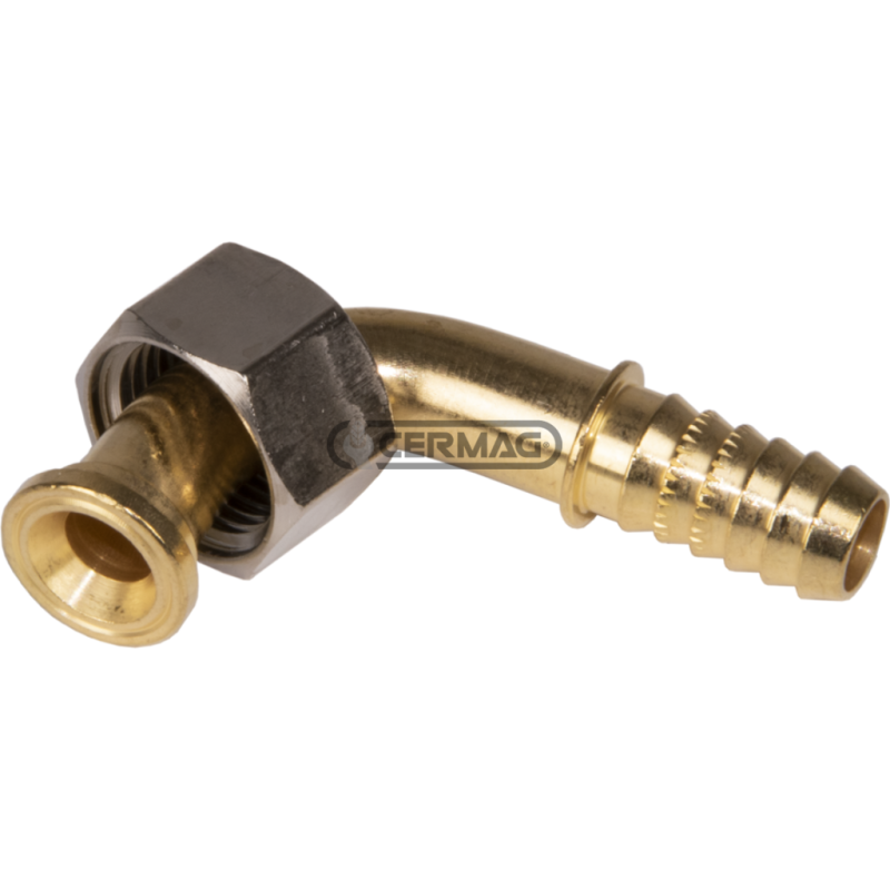 Raccordo femmina 90° bassa pressione Diametro del tubo 1/2" - 13 mm Filetto 1/2" Gas COMPATIBILE - 81942