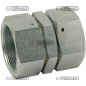 Anschlussnippel mit Innengewinde - Überwurfmuttern mit Innengewinde - A 1"1/4 Gas KOMPATIBEL - 82729