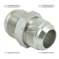 Connecting nipples JIC 74° Thread 1"1/16 - 12 COMPATIBLE - 81151