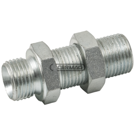Niples pasamuros con contratuerca Rosca - A 1/2" Gas COMPATIBLE - 81562 | NewgardenAgri.com