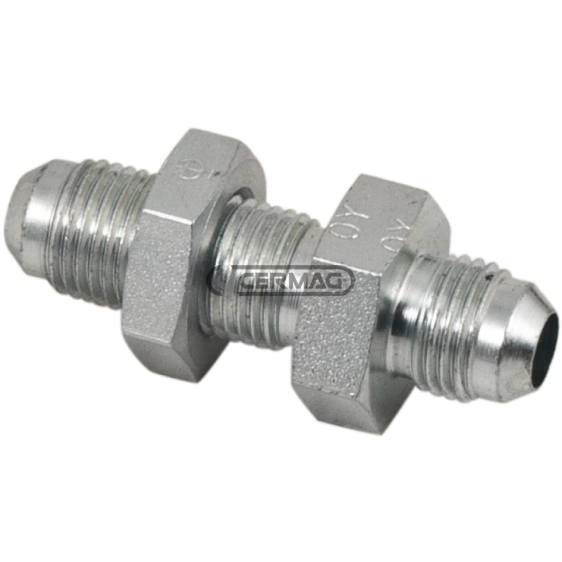 Niples pasamuros rectos Rosca JIC 37° - R 9/16" UNF COMPATIBLE - 83496