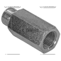 Extensión macho - hembra Rosca 3/8" Gas Longitud - E 52 mm COMPATIBLE - 80311
