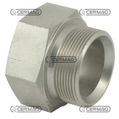 Prolongador macho - hembra Rosca 1/2" Gas Longitud - E 54 mm COMPATIBLE - 80313 | NewgardenAgri.com