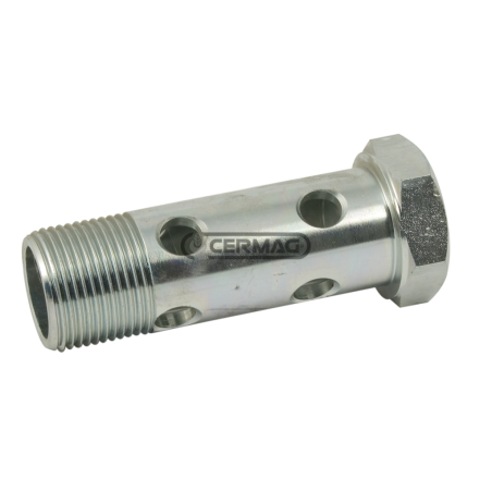 8-hole union for swivel rings Thread - A 1/4" Gas COMPATIBLE - 80857 | NewgardenAgri.com