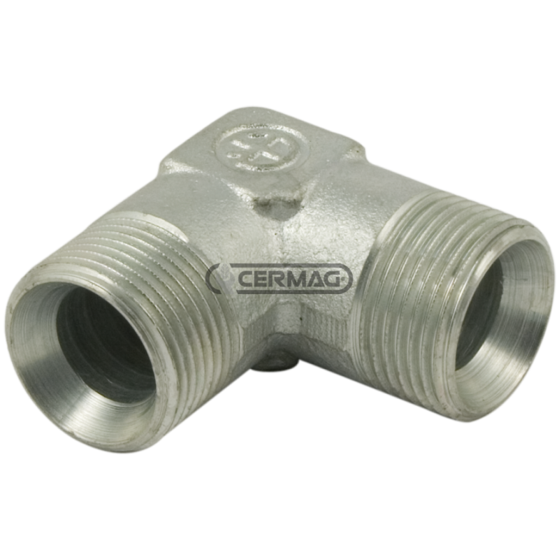 Adattatore a L maschio - maschio Filetto - F1 1/4" Gas COMPATIBILE - 80866