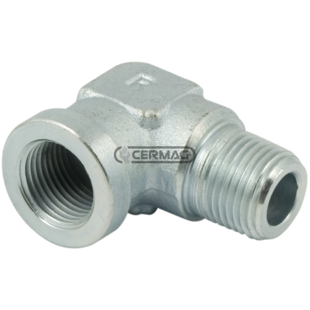 Adaptador L Rosca macho - hembra - F 3/8" Gas COMPATIBLE - 81175 | NewgardenAgri.com