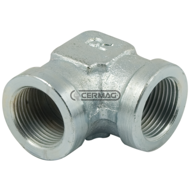 Adattatore a L femmina - femmina Filetto - F 1" Gas COMPATIBILE - 83567