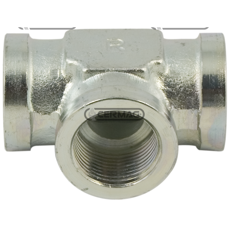 Adattatore a T con attacco femmina Filetto - F 1/2" Gas COMPATIBILE - 81179