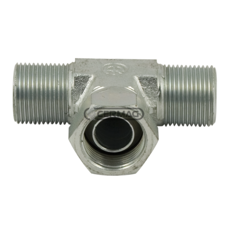 Adaptador T macho - macho - hembra Tuerca giratoria Rosca - F1 3/8" Gas COMPATIBLE - 81182 | NewgardenAgri.com