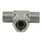 Adattatore a T maschio - maschio - femmina dado girevole Filetto - F1 3/8" Gas COMPATIBILE - 81182