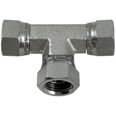 Female T Adapter - Female Swivel Nut - Female Thread - F1 1/4" COMPATIBLE - 84345 | NewgardenAgri.com