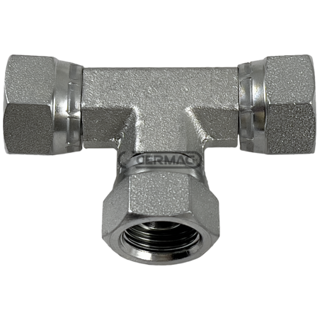 Female T Adapter - Female Swivel Nut - Female Thread - F1 1/4" COMPATIBLE - 84345 | NewgardenAgri.com