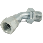 Adattatore a 45° maschio - femmina Filetto - F 1"1/4 Gas COMPATIBILE - 83578