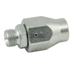 Rosca de junta giratoria en línea - COMPATIBLE con gas de 1/4" - 81752 | NewgardenAgri.com