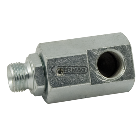 Articulación giratoria 90° Rosca - A 3/8" Gas COMPATIBLE - 81756 | NewgardenAgri.com