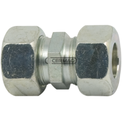 Straight intermediate fitting Pipe diameter 12 mm COMPATIBLE - 81307 | NewgardenAgri.com