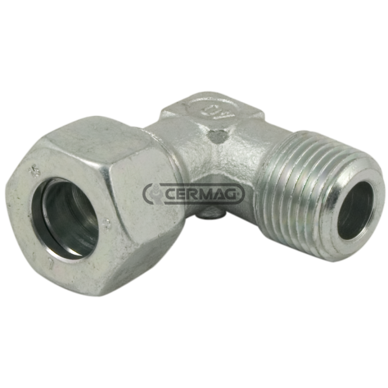 Raccordo con estremità a L Diametro del tubo 8 mm Filetto - F 3/8" Gas COMPATIBILE - 82942
