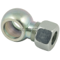 Eye with nose cone for atramentized tubes Hole diameter - D 1/2" inch COMPATIBLE - 81278