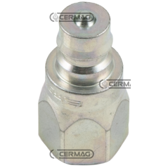 Acoplamiento rápido válvula MACHO - Acoplamiento 1/4" Serie ISO ANV intercambiable COMPATIBLE - 82763 | NewgardenAgri.com