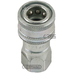 Acoplamiento rápido válvula HEMBRA - Acoplamiento 3/8" Serie ISO ANV intercambiable COMPATIBLE - 82768 | NewgardenAgri.com