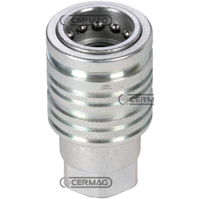 FEMALE PUSH-PULL valve quick coupling PV Series 1/2" coupling COMPATIBLE - 80388
