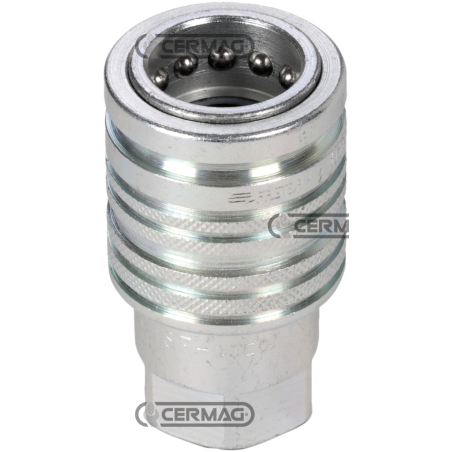 Innesto rapido FEMMINA PUSH-PULL a valvola Serie PV Innesto da 1/2" COMPATIBILE - 80388 | NewgardenAgri.com