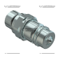 Raccord MÂLE PUSH-PULL avec olive Série CNV Raccord 1/2" COMPATIBLE - 84263