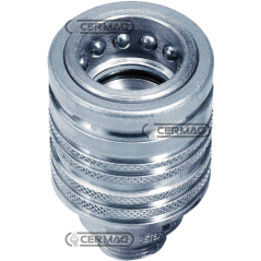 WEIBLICHE PUSH-PULL-Kupplung mit Spinner CPV-Serie 1/2"-Kupplung KOMPATIBEL - 80370 | NewgardenAgri.com
