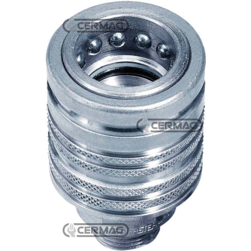 FEMALE PUSH-PULL coupling with spinner CPV Series 1/2" coupling COMPATIBLE - 80370