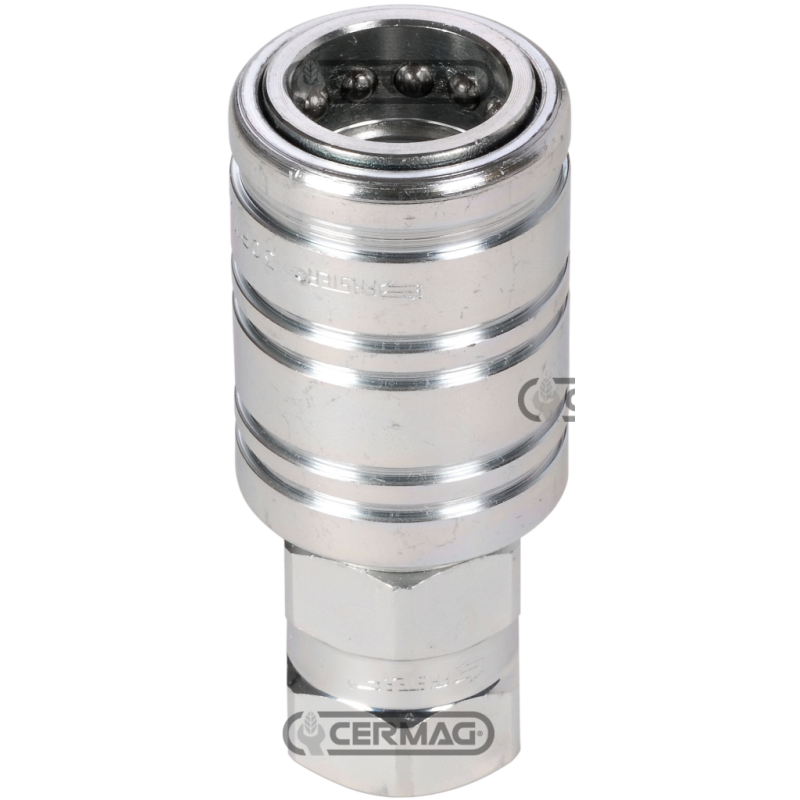Raccord FEMELLE PUSH_PULL pour tuyaux flexibles série 3CPV Raccord 1/2" COMPATIBLE - 80556