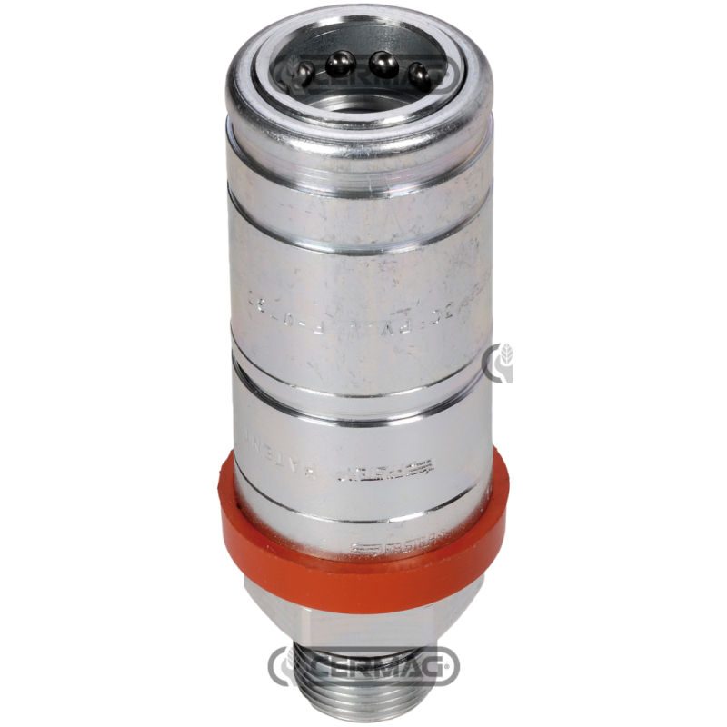 Innesto FEMMINA PUSH-PULL con OR per tubi rigidi  Serie 3CFPV - 3CFHF  Innesto da 1/2" COMPATIBILE - 83439