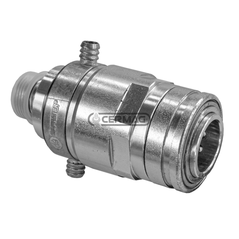 Raccord de vanne FEMELLE - Double port de récupération d'huile Série 6DNPV Raccord 1/2" COMPATIBLE - 84241
