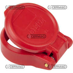 Tappo automatico per innesti rapidi PUSH-PULL da 1/2" Colore Rosso COMPATIBILE - 82079 | NewgardenAgri.com