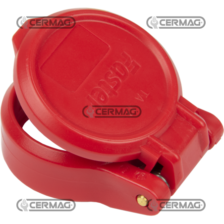 Bouchon automatique pour raccords rapides 1/2" PUSH-PULL Couleur Rouge COMPATIBLE - 82079 | NewgardenAgri.com