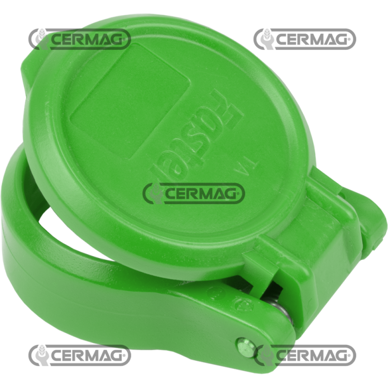 Automatic cap for 1/2" PUSH-PULL quick couplings Color Green COMPATIBLE - 82081